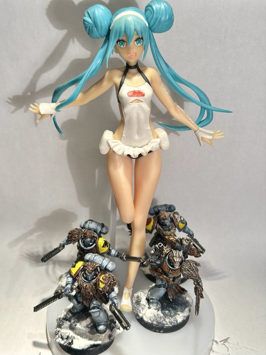 johnabranch804's tweet photo. Yessss! I was accepted in here! Greetings everybody!
Here is Miku with some Space Wolves! https://t.co/pwNMS5Cx6v