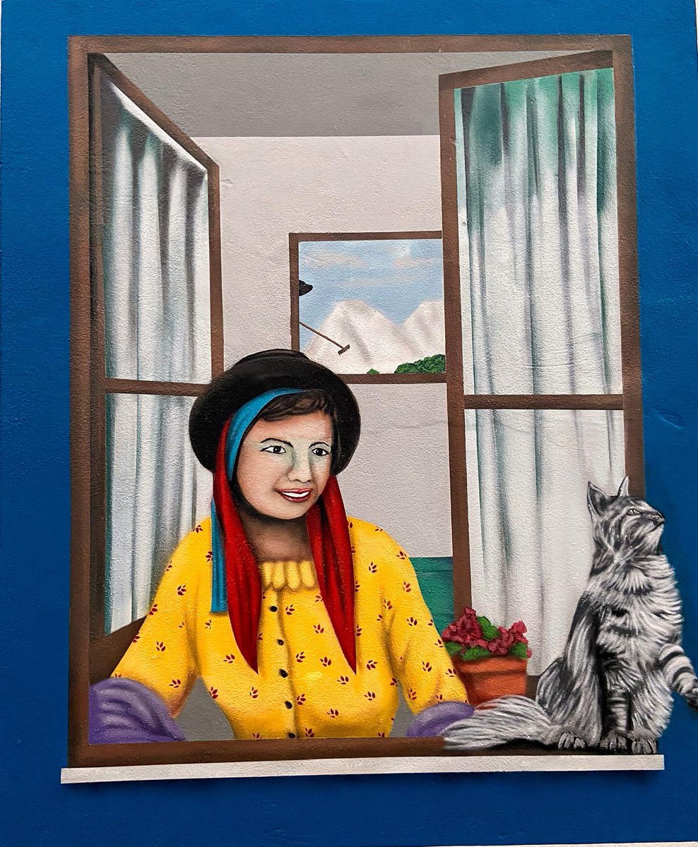 lizzie_hubbard2's tweet image. Looking through the #window 👀

#MondayMurial #Algarve #cat 🐈‍⬛🐈
#StreetArt 🇵🇹