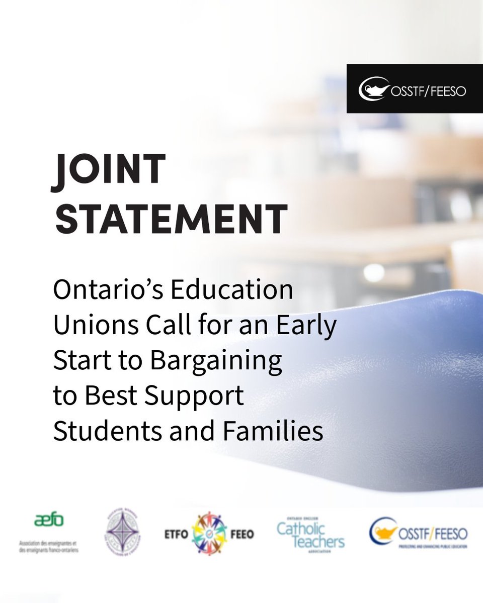 OSSTF Communications tweet media