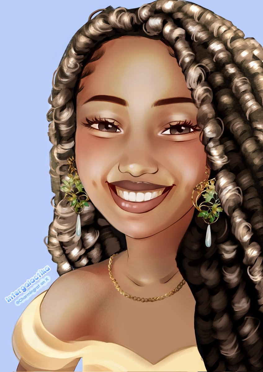 CharmingRat's tweet photo. My second semi-realistic portrait ♡⁠˖⁠꒰⁠ᵕ⁠༚⁠ᵕ⁠⑅⁠꒱ ✨🍀 #digitalart #illustration https://t.co/con7jM2tFc