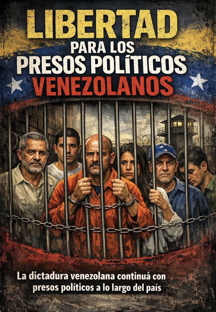 #BendecidaSemanaMiGente 
#VenezuelaBendecidaEnSuTransición 

                🔴Seré breve🔴 

Vamos régimen chavista delincuencial queremos a todos los Presos Políticos Inocentes, ustedes fueron los sembradores de causas inventadas, ahora les toca dejarlos libres a todos.