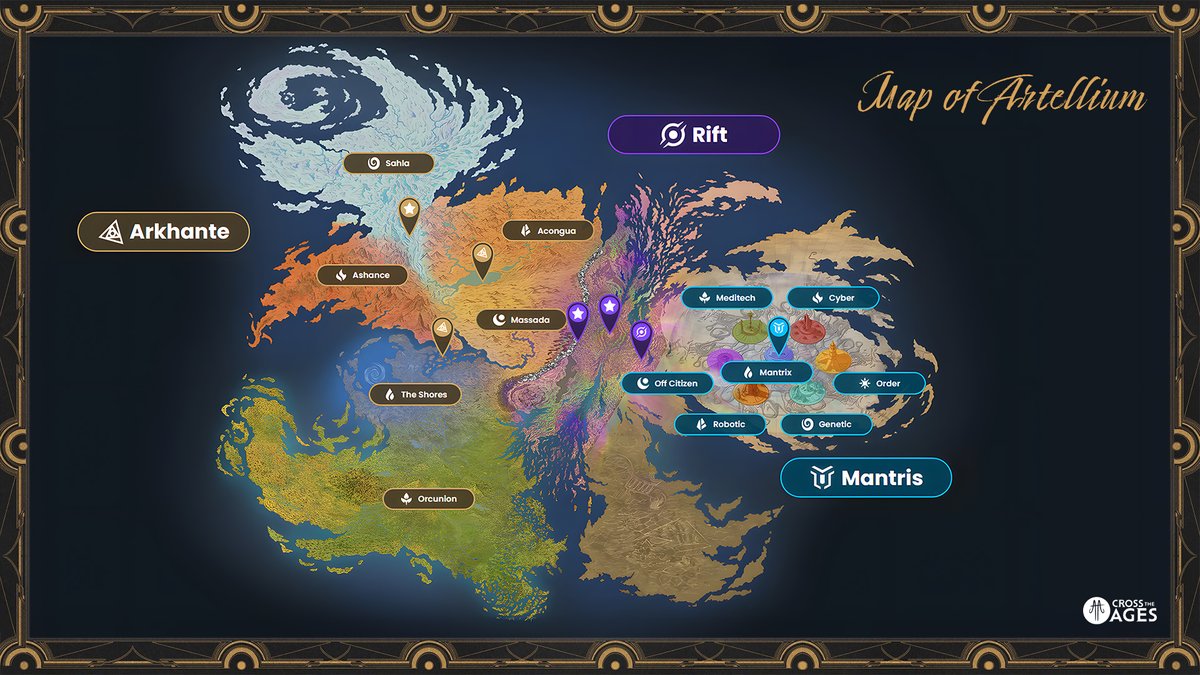 Always wanted to visit the Artellium continent ?🔎

You can now discover Artellium and the legendary places that shaped its history in detail on our new interactive map.

Here's the link to your exploration : 
crosstheages.com/fr-fr/universe…
