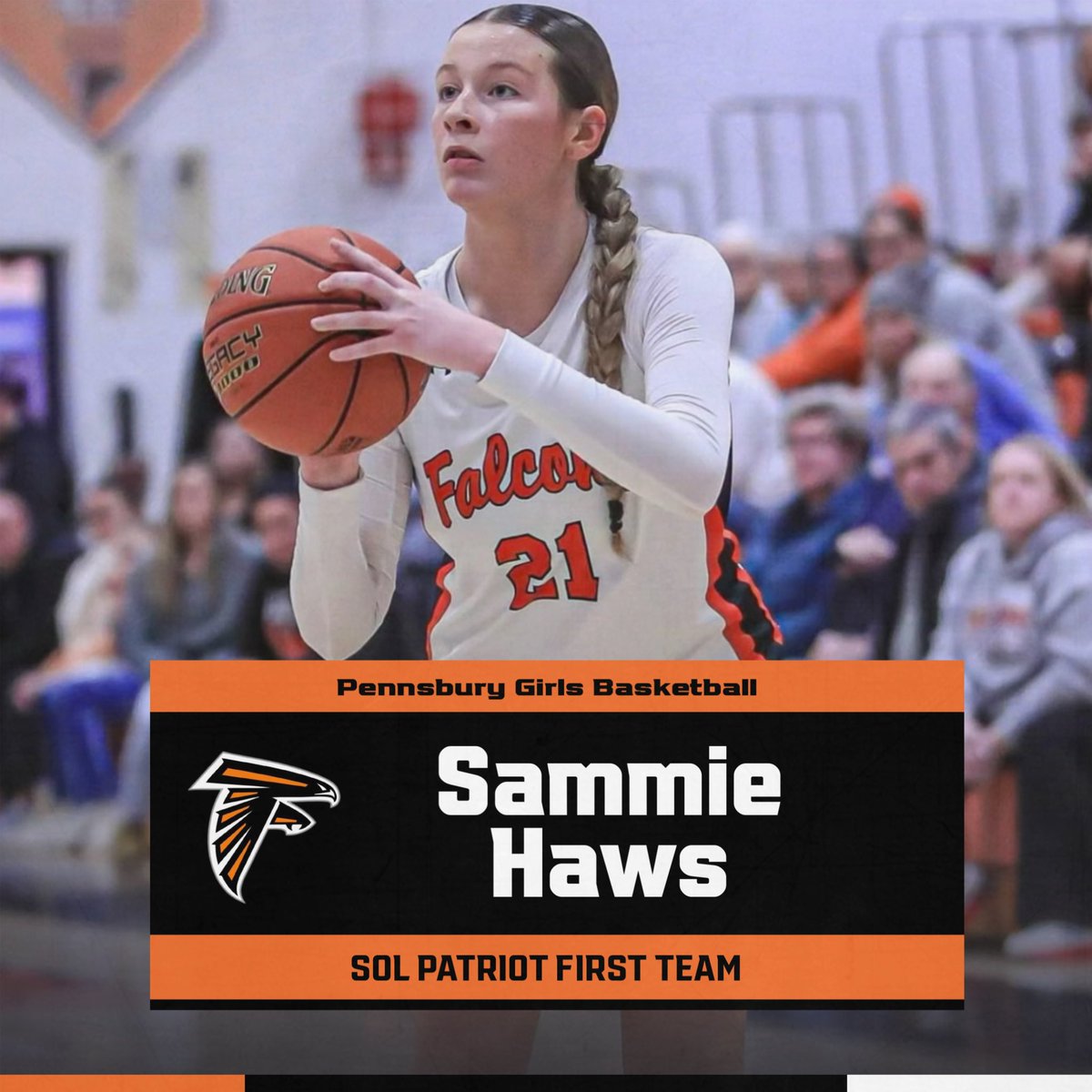 PSD_GBB's tweet photo. Congratulations to our Falcons who were selected all league in the Patriot Division by the opposing coaches #GiveMore https://t.co/miNQUnWFSC