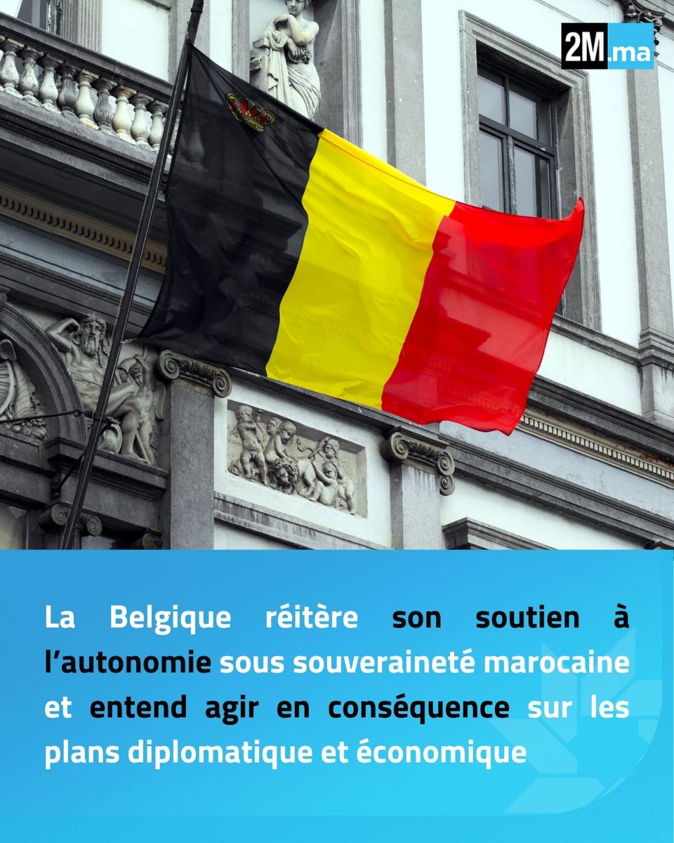 🎙️Vice-Premier ministre et ministre des AE 🇧🇪 Maxime Prévot : 

➡️La #Belgique réaffirme son soutien clair et constant à l’Initiative d’autonomie sous souveraineté marocaine, la considérant comme "la base la plus adéquate, sérieuse, crédible et réaliste" pour parvenir à une