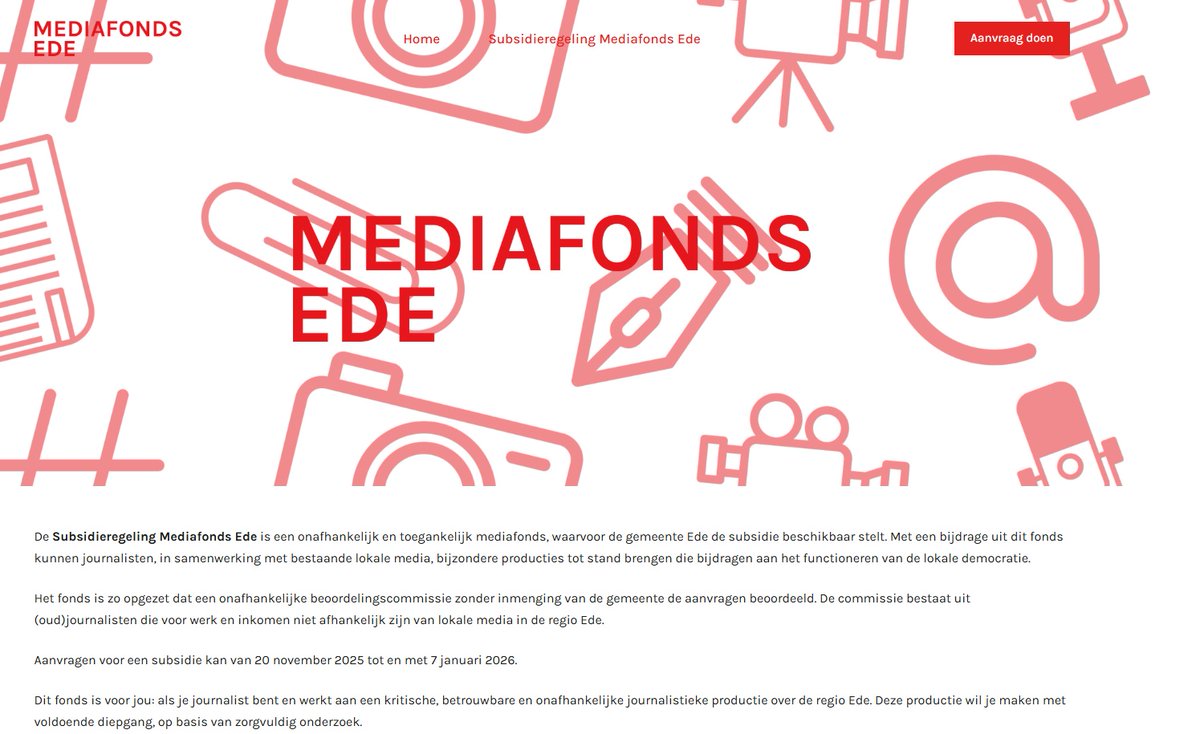 Gesubsidieerde Edese media verdwijnt achter een betaalmuur....lekker dan! <a href="/DouweMeijer_/">Douwe</a>  op www.ededorp of hier: ededorp.nl/douwe/edese-me…
