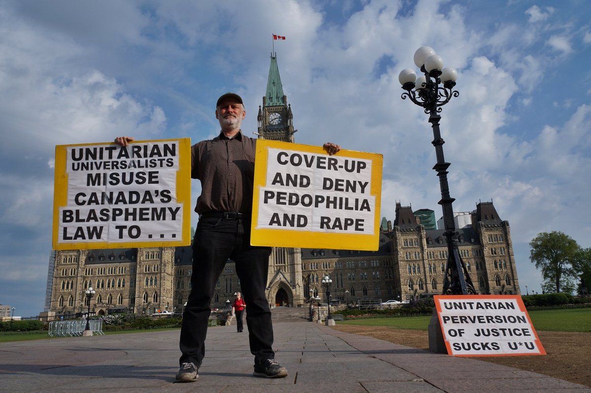 <a href="/TheHillTimes/">The Hill Times</a> <a href="/cnockaert_j/">JCnockaert</a> I'm concerned religious groups could &amp; will misuse this anti-hate bill to suppress &amp; punish #PeacefulPublicProtest against #ClergyAbuse &amp; other #injustices outside their places of worship.

Peacefully #protesting the abuses of religious groups should not be criminalized.

#UUism