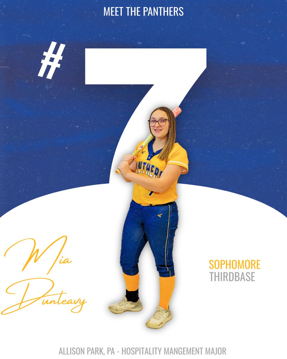 UPBSoftball's tweet photo. Time to meet the sophomores! Next up we have #7, Mia! #upbsb #pittbradfordsoftball #perfecteffort https://t.co/BHFCHZGRZ2
