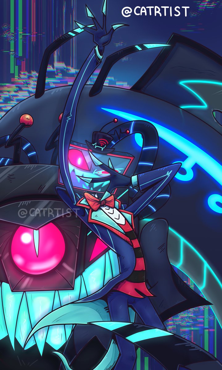 catrtist's tweet photo. ✨Brighter✨

Link to speedpaint below ⬇️

Time taken 9h50

_________________________________

#vox #voxfanart #hazbinhotel #hazbinhotelfanart #shokwav #shark #show #fanart #tv #speedpaint #art #digitalarts #glitch https://t.co/RBJqcicfWD
