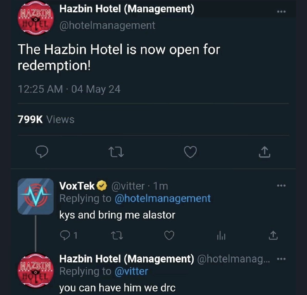 Cant believe this is canon 😭 #HazbinHotel