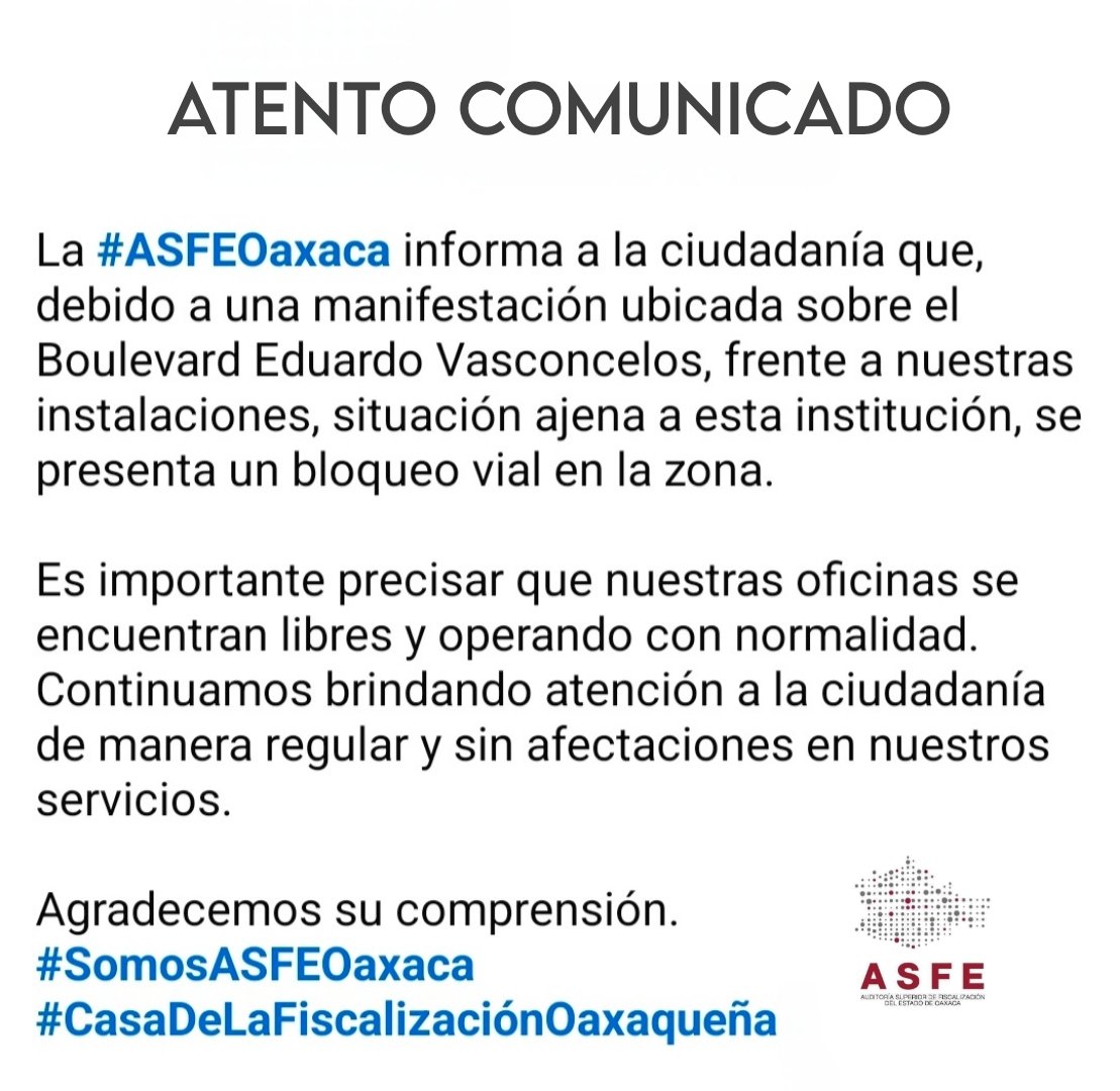 ASFE OAXACA tweet media