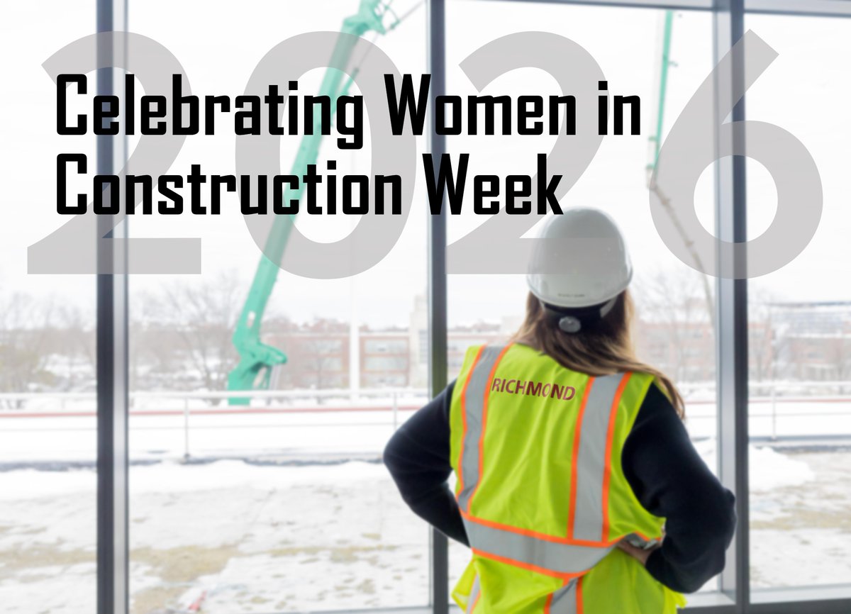 Happy Women in Construction Week! We are proud to celebrate our great team and to continue our support of the future of women in construction. #Richmond #WICweek2026 #Womeninconstruction