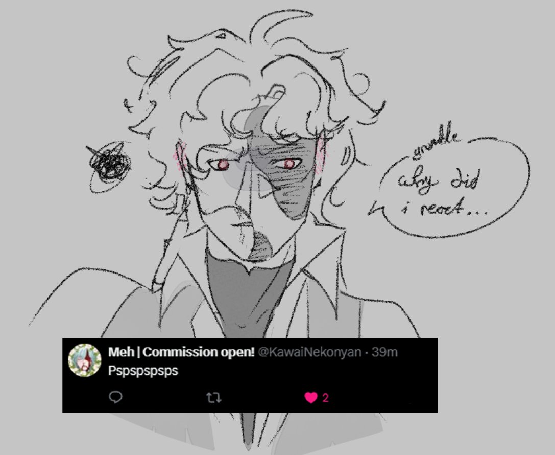 you guys are gonna toss him into a crisis at this rate