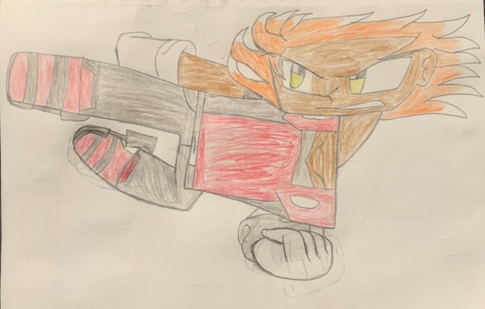 Christo58842090's tweet photo. Recent power up art. :) #ocart #FireChris #IceChris #MetallicChris #ElektronChris #powerup https://t.co/hPzWZRRCCv