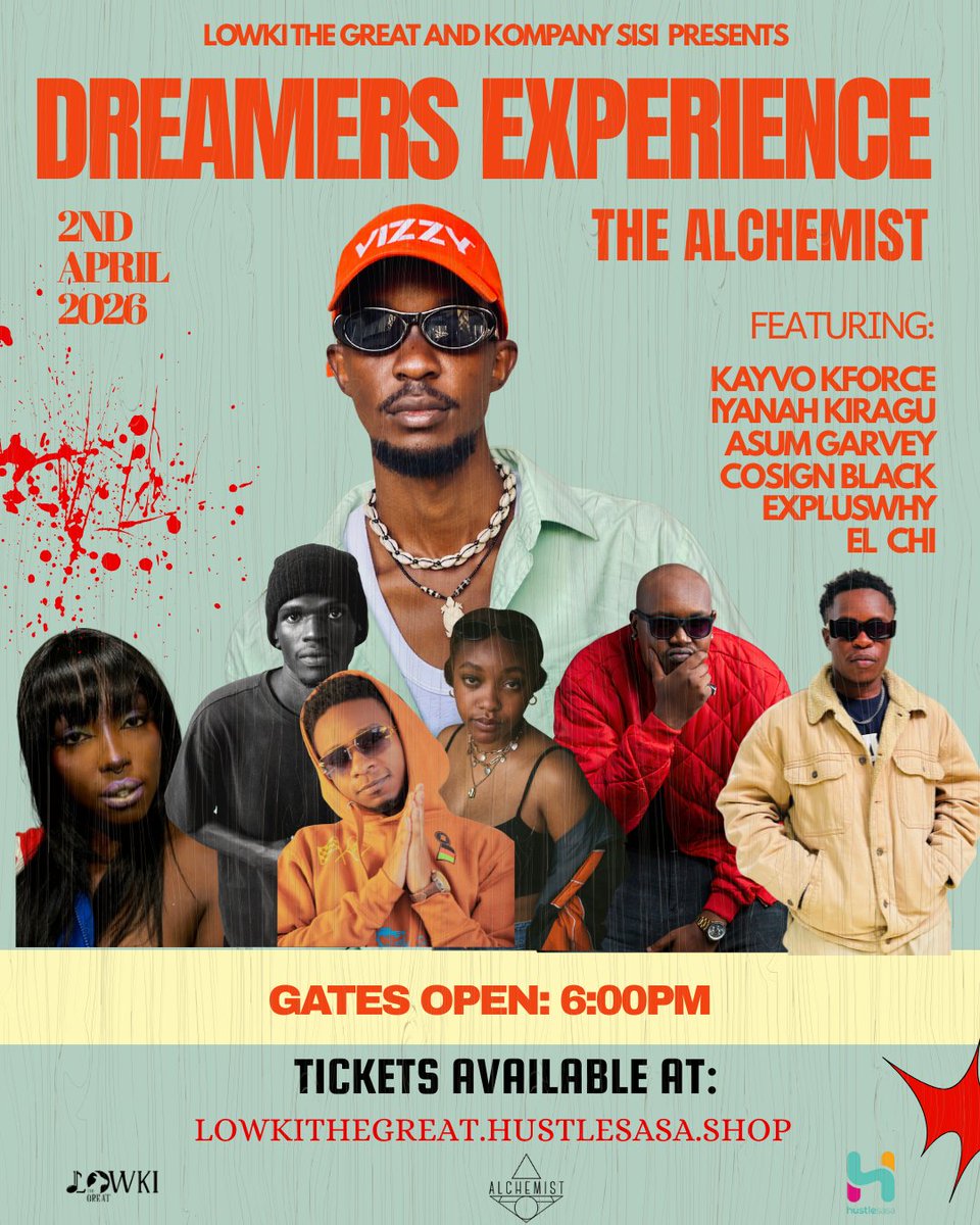 LowkiGreat's tweet photo. April 2nd Tuko ooooon 🔥🔥
Get your tickets FAHM !!
https://t.co/mmkhImRZk5
#DreamersExperience2026 https://t.co/axYPqzE0T7