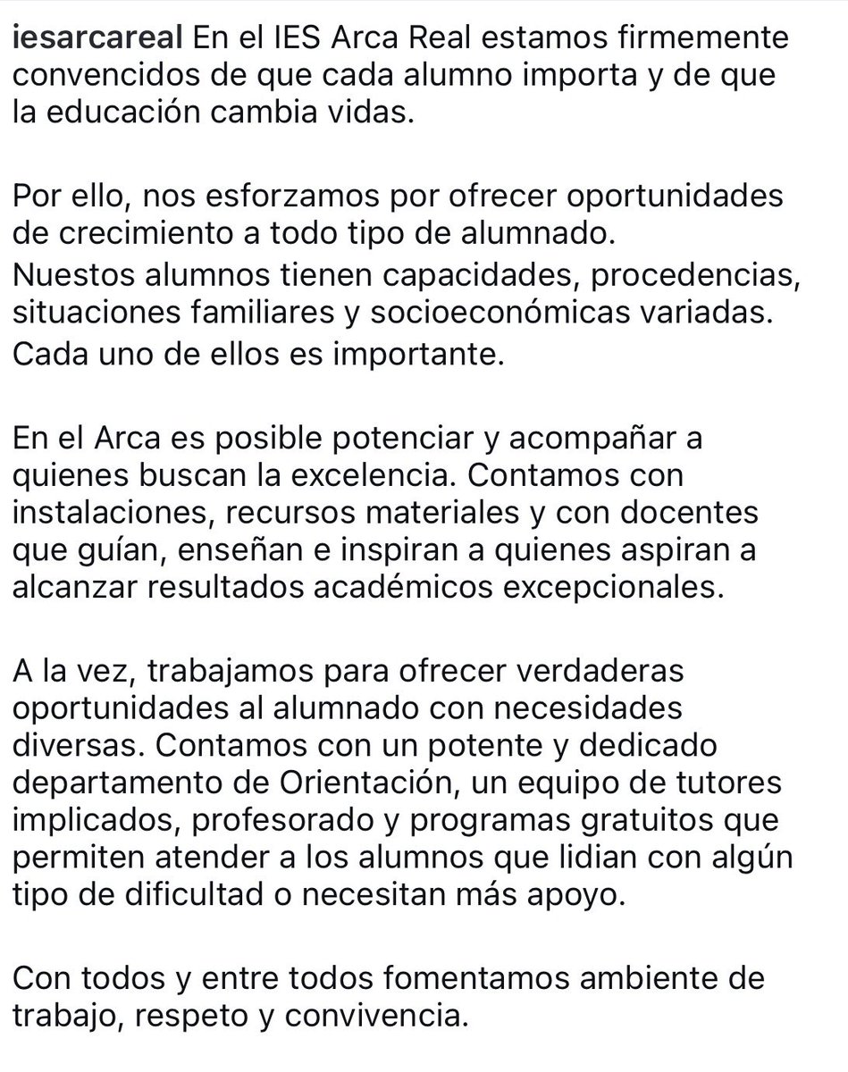 I.E.S. ARCA REAL tweet media