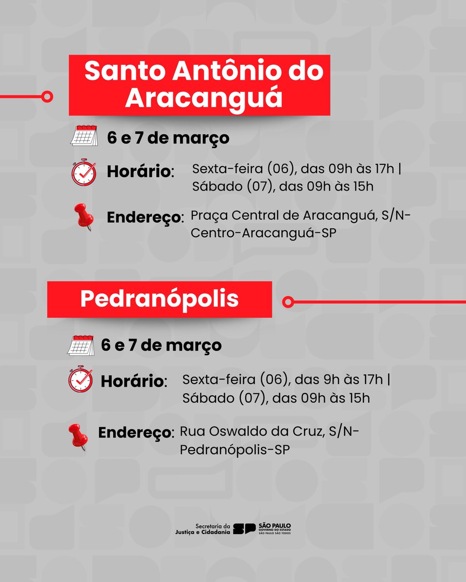 Secretaria da Justiça e Cidadania tweet media
