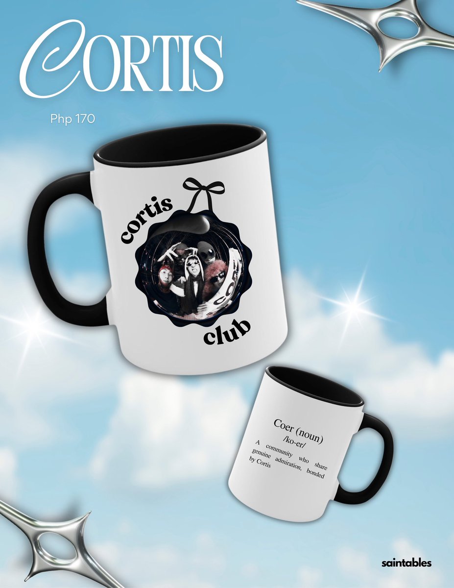 saintables143's tweet photo. CORTIS vibes only 💫💜
Mug merch fit for every COER 📸✨

Click the link to our TikTok account and wait for our basket 🛒💖 https://t.co/OrvuThe3m8

#cortis #COER #WTS #kpop https://t.co/HyB78WMlAq