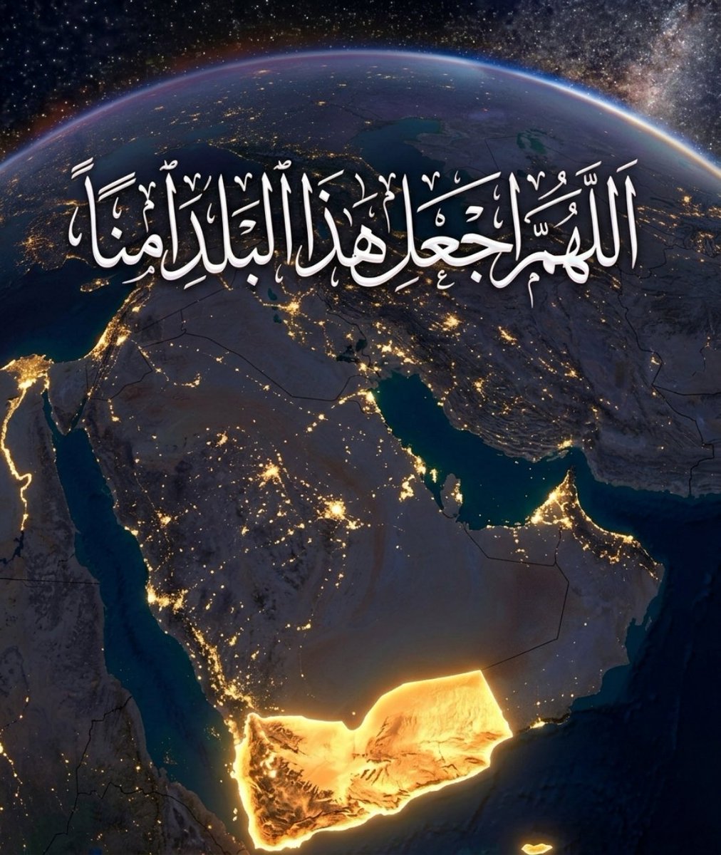 ﴿ رَبِّ اجْعَلْ هَٰذَا الْبَلَدَ آمِنًا ﴾ 🇾🇪❤️