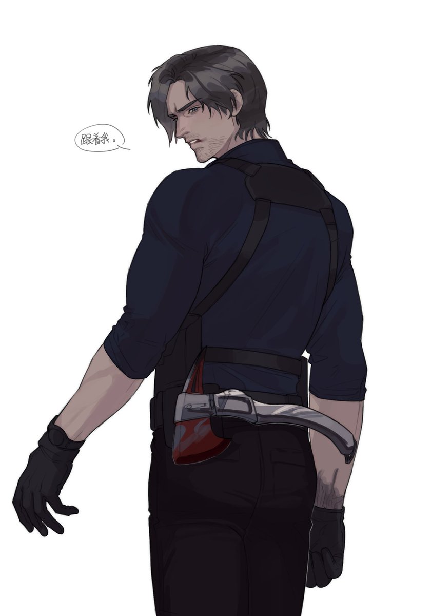 boboBao21_'s tweet photo. 好大的斧头
 #ResidentEvilRequiem #LeonSKennedy https://t.co/pDdPqK1Ryd