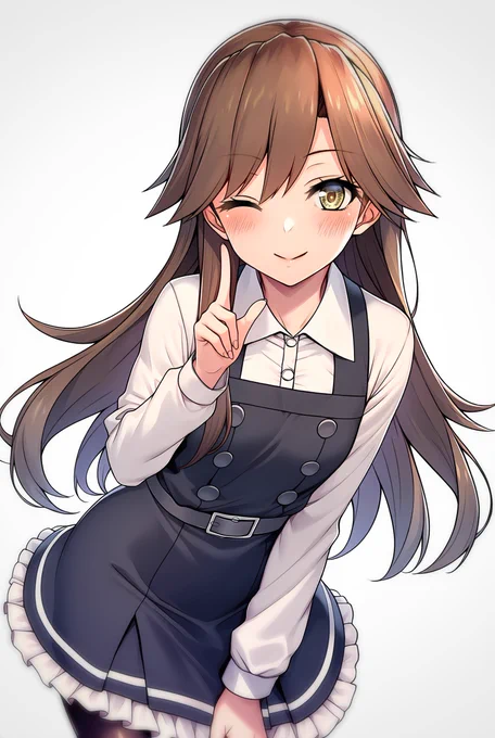 「あらあら。」 ('ω') その指を私に突っ込んでくれェ __[憲] ( ) ('ω') ( )Vノ ) | | | | #艦これ #荒潮