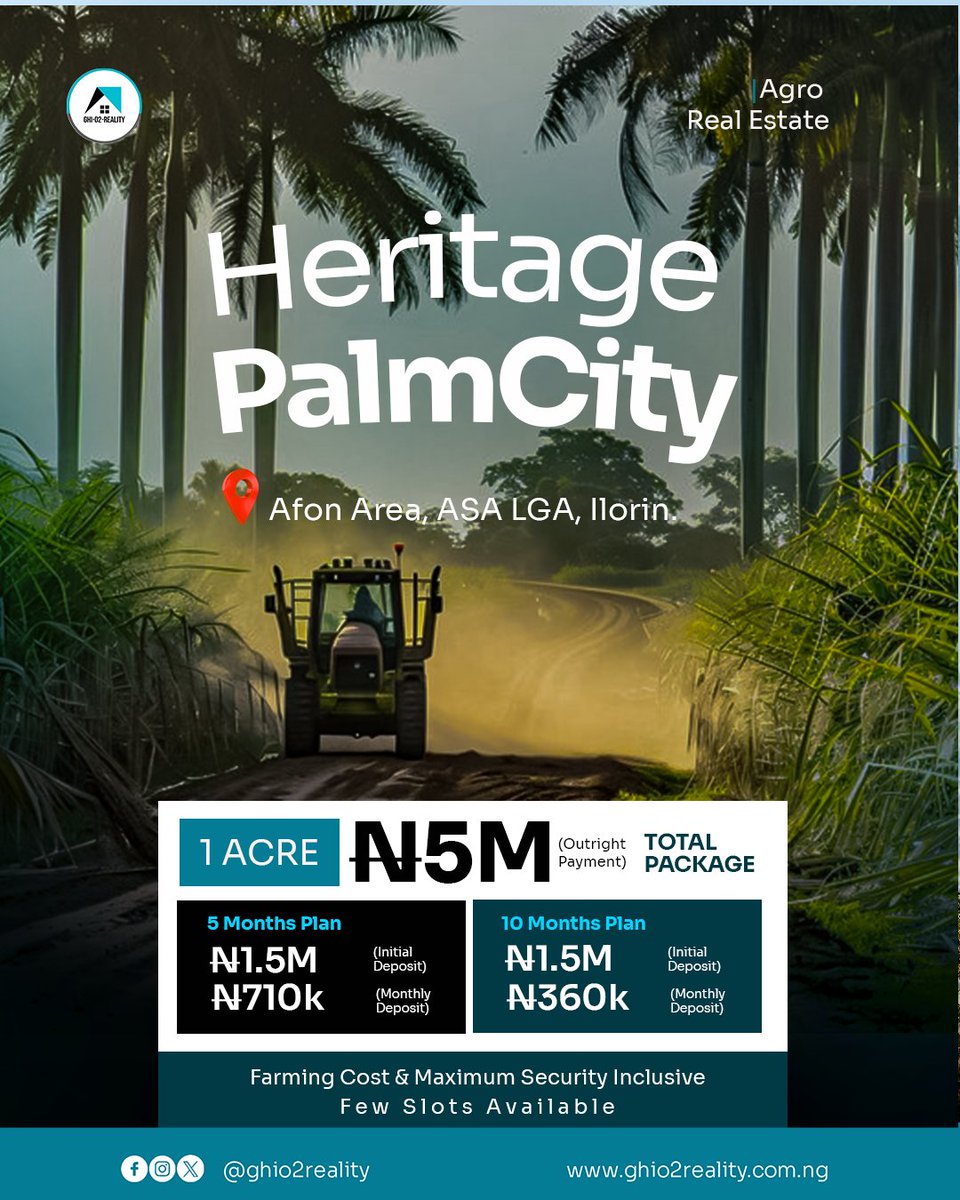 OladejiMonday's tweet photo. Real Estate opportunities are expanding and here's how you can benefit when you do it with the right people @ghio2reality.

This month, we have launched a Grand Sales providing the opportunity for all. 

...known for quality products and services. https://t.co/fGo8cRett4