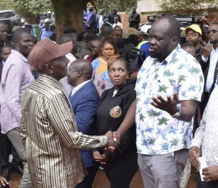 Ruto inspecting our only warhead.