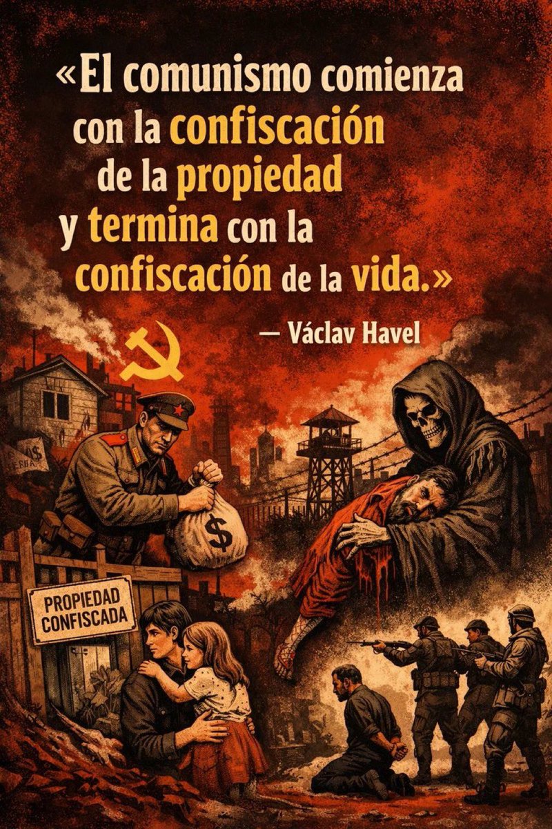 #ElComunismEsMuerteYMiseria 
#YTodoLoQueTocanLoVuelveMierda 

El Comunismo es la falta más grande de Humanidad que oídos y ojos humanos hayan visto o escuchado.