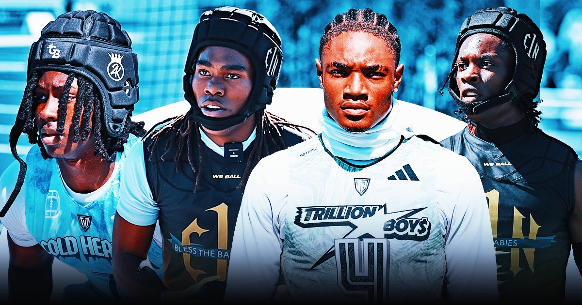 ChadSimmons_'s tweet photo. The @thesevens7on7 was held in Atlanta over the weekend, and talent was everywhere. 

Some top commitments competed, and I do not expect all to end up signing with the school they are committed to today.

The latest: https://t.co/A6Ku52p6tE https://t.co/y9M7i65APg
