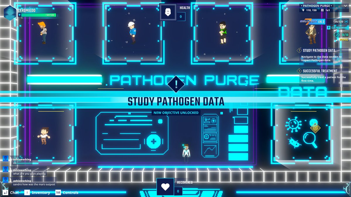 Mask on in The Sandbox Season 7. Pathogen hub screenshot locked in. <a href="/TheSandboxGame/">The Sandbox</a> tsbga.me/TheSandbox #Season7