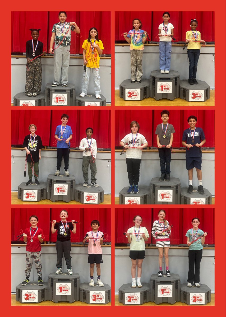 SHEtigertales's tweet photo. Our first annual Jump Rope for Heart contest was a huge success! ❤️🏆 We are so proud of every student who participated and gave it their all. Congratulations to our grade level winners — way to jump for a great cause! 👏🎉
#SHEtales #jumpropeforheart https://t.co/eaIwiyVjUx