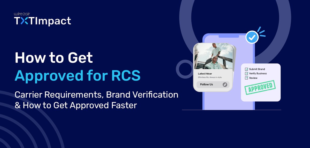 Txtimpact's tweet photo. Struggling with RCS approval?
Here’s your step-by-step guide to getting approved fast in 2026 🚀
Read: RCS Approval Guide 2026

https://t.co/hKDvtpHkJk

#rcs #businesstexting https://t.co/9sBQ7G0I4w