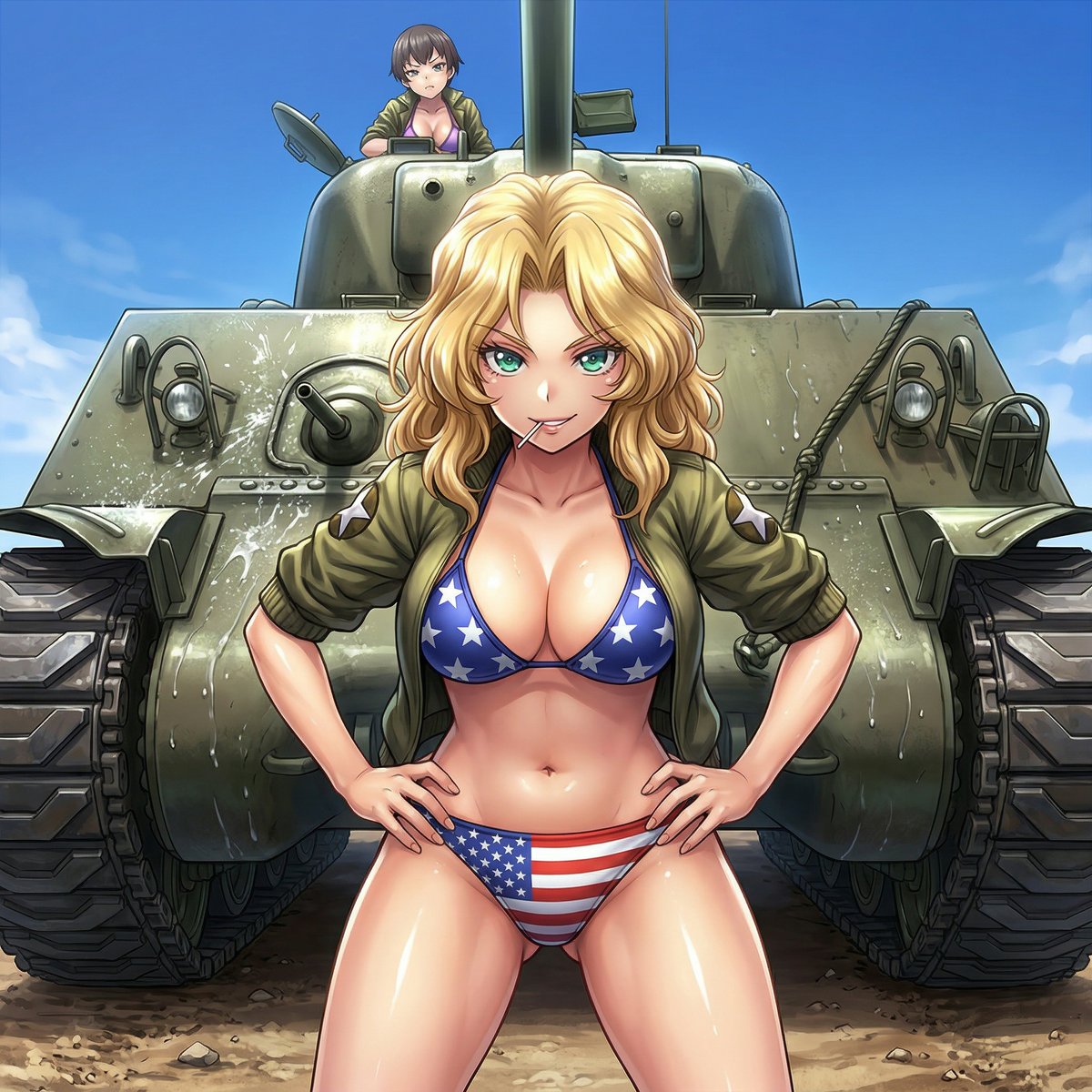 TachyonNagato's tweet photo. #ガルパン #ケイ https://t.co/JXNQWKBGX9