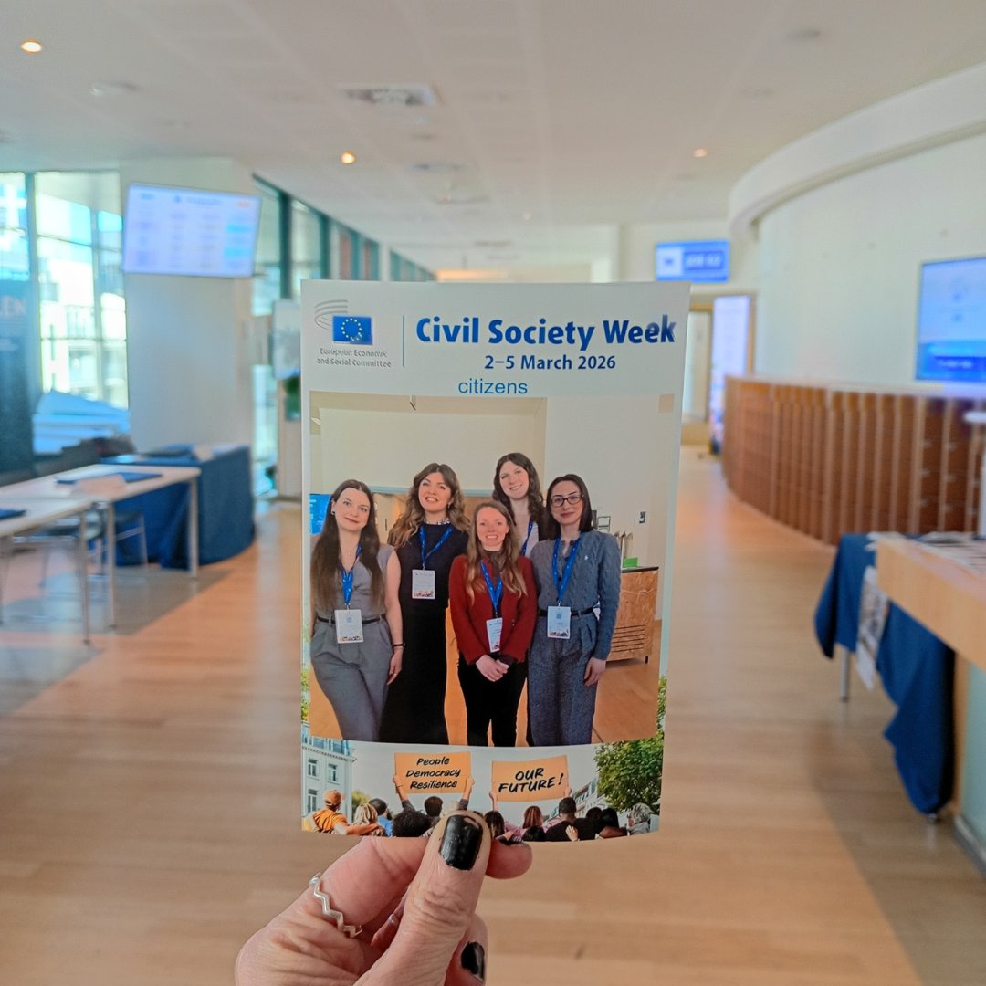 ecas_europe's tweet photo. #CivSocWeek is here — are you ready to be part of the conversation?
We’re gearing up for an inspiring and insightful week at the @EU_EESC.
Come visit our stand — we can’t wait to connect, exchange ideas, and build momentum for change.
#EUCivilSociety #ShapingEurope https://t.co/uH11B1ttmo