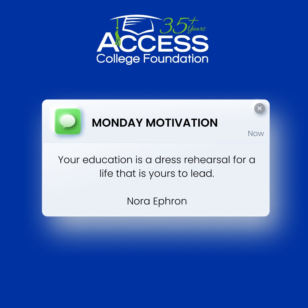 Access College Fd. tweet media