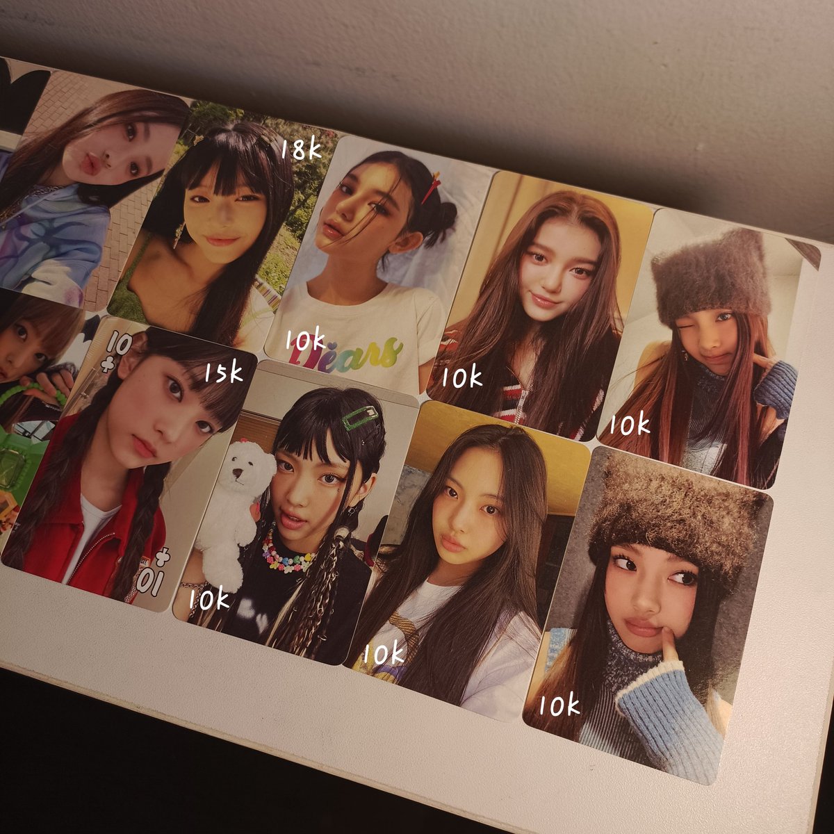 KIMYERIDM's tweet photo. 🛒 ⊰ wts / want to sell!

— photocard newjeans :
• *♡ minji, danielle, hanni, haerin, hyein

🍃harga tertera di foto, bisa keep event
📍bandung https://t.co/2BK1QaQ1Tn