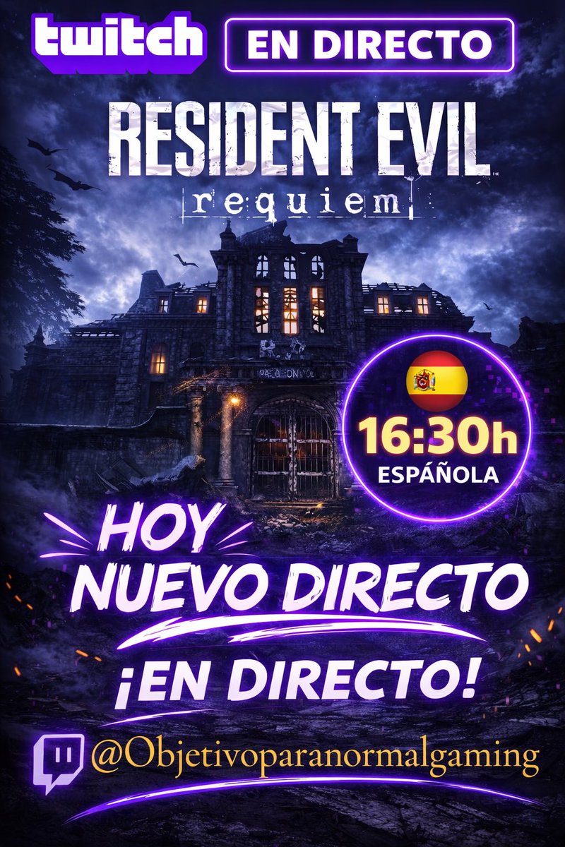 Nos vemos en una rato en #twitch!!