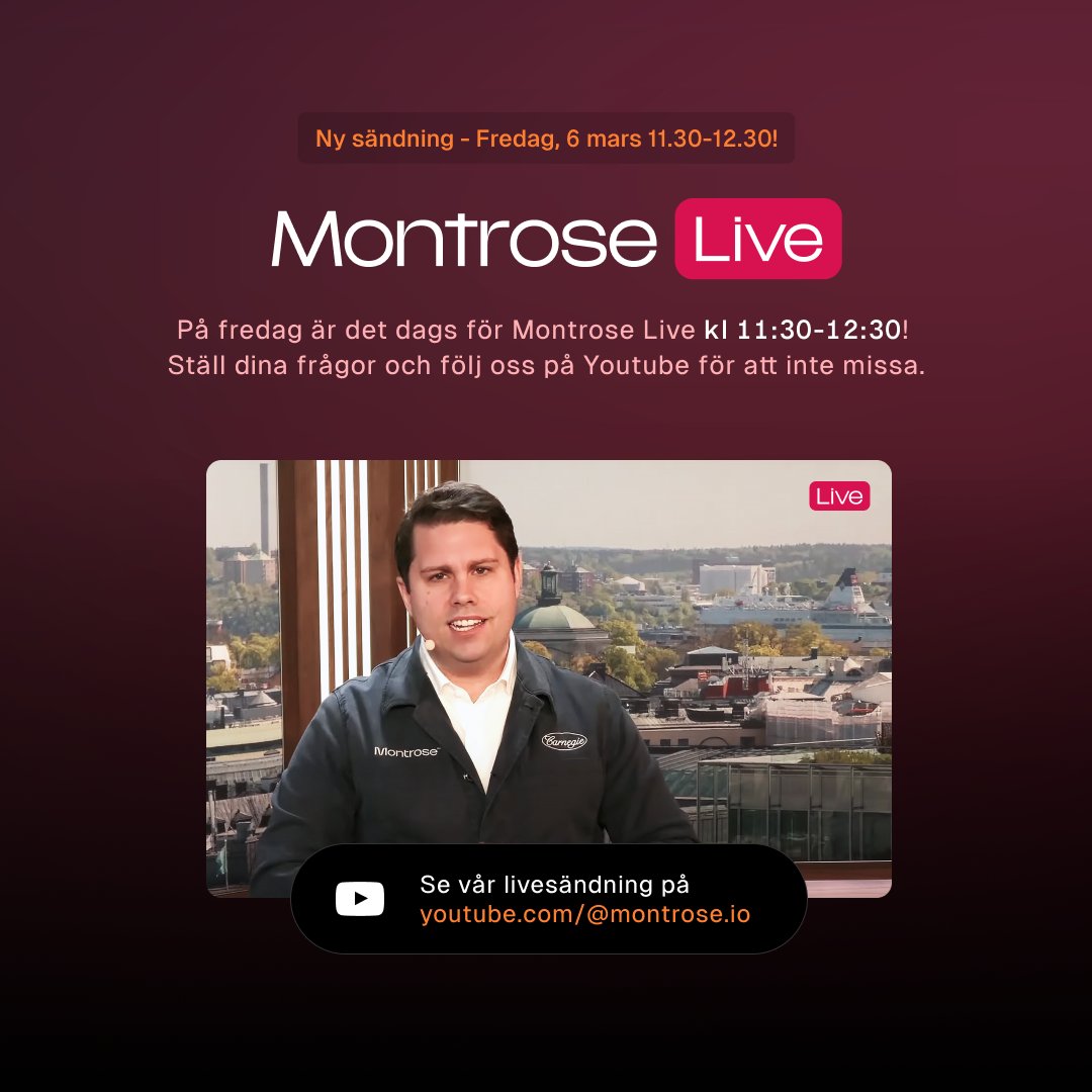 Montrose tweet media