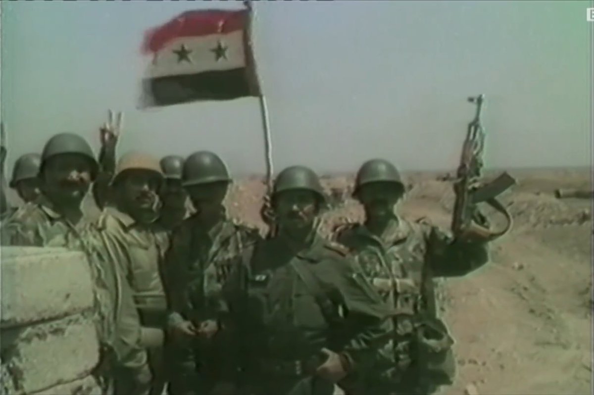Iraqi Army troops after the Second Battle of Al-Faw in 1988.