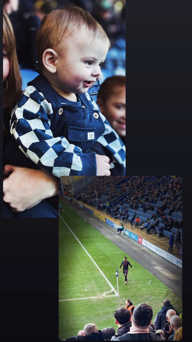 amberr0se91's tweet photo. My 7 month old absolutely loved watching the lions on Saturday! He was cheering them on by the end of it! Taking my little man to his first match Millwall match with his big sister was special 🩵🦁 #millwall #millwallfc #firstfootballmatch @MillwallFC https://t.co/aRAoNKR6CN