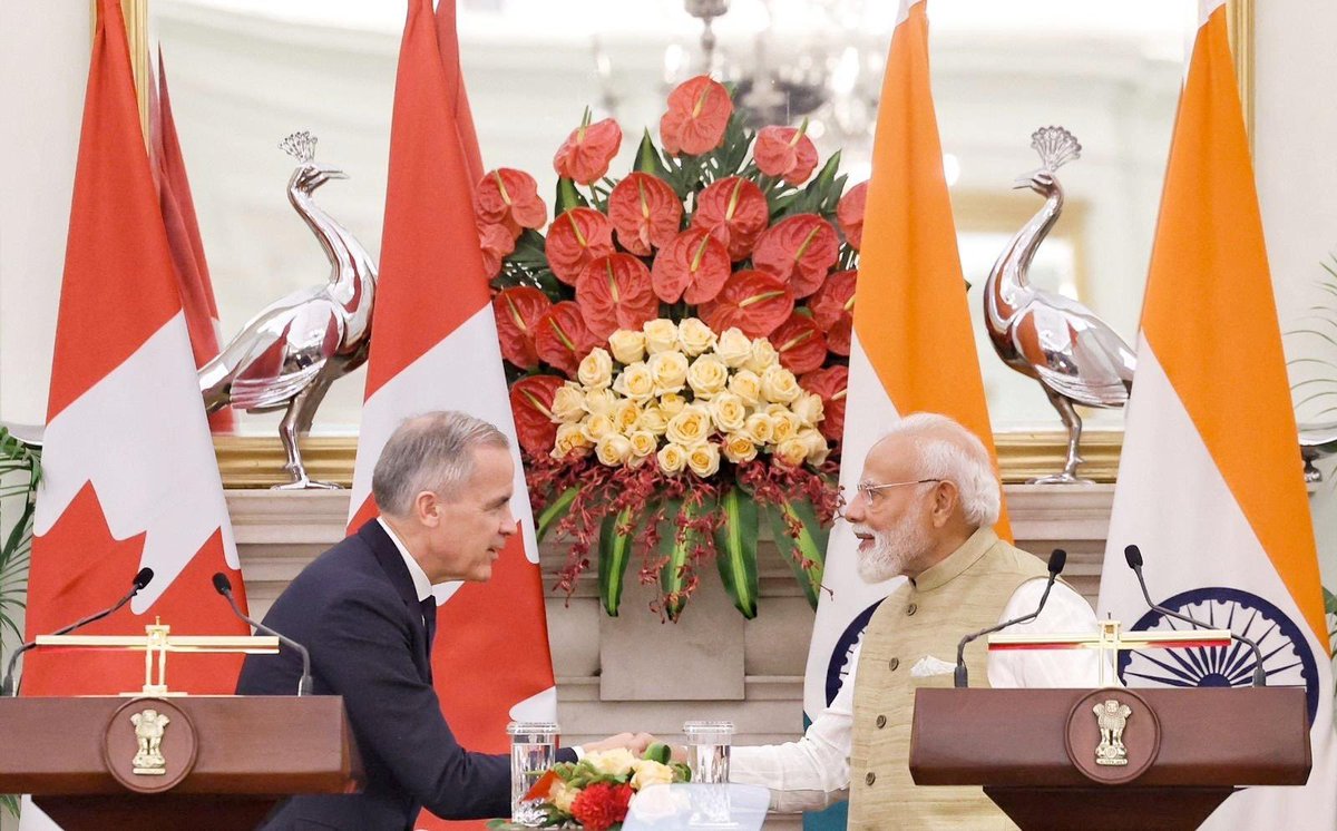 GurpreetSSahota's tweet photo. Prime Minister Carney: You can’t sell the Canadian Charter at the bargaining table.

1) Canada must not trade away the Charter and sovereignty for a faster trade reset.

2) Normalization without transparency signals that state-linked violence and interference are “manageable friction.”

3) The real test is accountability: answers and consequences first, deals second.

This is a rule-of-law issue, not a vibe issue. If Canadian officials were presented with evidence that Indian consular staff in Vancouver supplied information tied to the Nijjar assassination, Canada cannot act like this is just another diplomatic dispute to smooth over.

-India denies involvement, but denial is not resolution. Moving ahead without public clarity and credible consequences risks telling Canadians—especially communities who feel targeted—that their safety becomes negotiable when economic upside is big enough.

-The government’s credibility is the stake. A trade-first posture, before Canadians have answers, creates the perception that rights and security can be discounted to unlock a “reset.”

-You can’t reset relations by resetting Canada’s standards: accountability and transparency come first, then trade. @MarkJCarney @CanadianPM @AnitaAnandMP @sukhdhaliwal @MSidhuLiberal @randeepssarai
