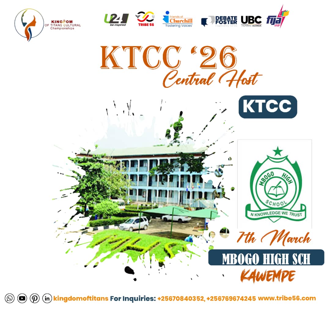 Know your host for KTCC'26 Central Regional Qualifiers - Mbogo High School. You can't wait for this weekend's action packed oratory battles!
<a href="/dav/">Dav</a> @fijabrands <a href="/ubctvuganda/">UBC UGANDA</a> <a href="/u24tvug/">U24 TELEVISION</a> @56tribe <a href="/JananSchoolsUg/">JANANSCHOOLS</a> <a href="/Oniogo_Adungo/">‎𝕬𝖉𝖚𝖓𝖌𝖔 𝕺𝖓𝖎𝖔𝖌𝖔 𝕯𝖆𝖛𝖎𝖉©️</a> <a href="/Rean_mrj/">Rean Joash Mabonga</a> 
#UbuntuForSustainableCities