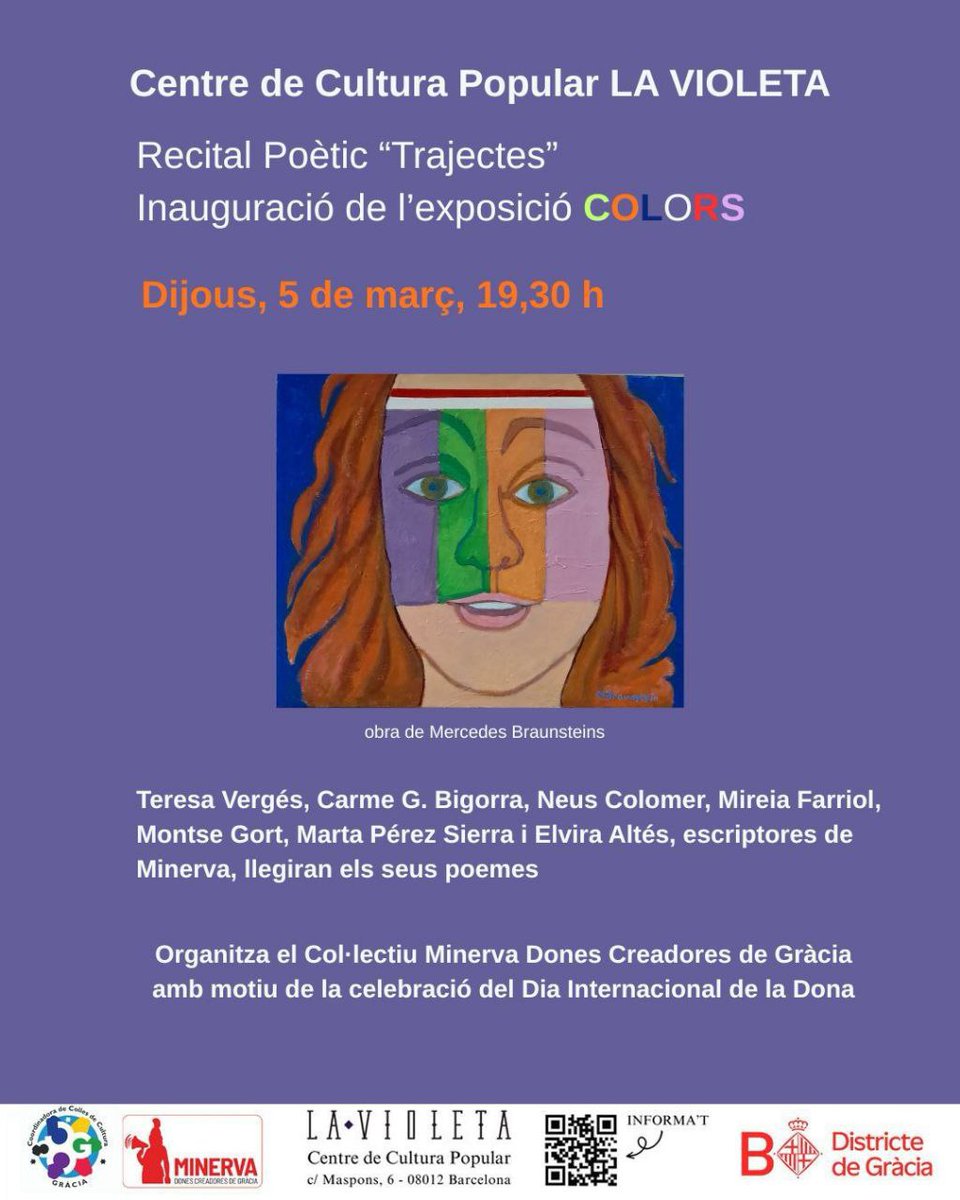 Minerva. Dones creadores de Gràcia. tweet media