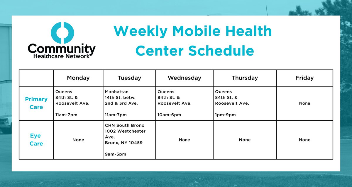CHN Mobile Health Centers tweet media