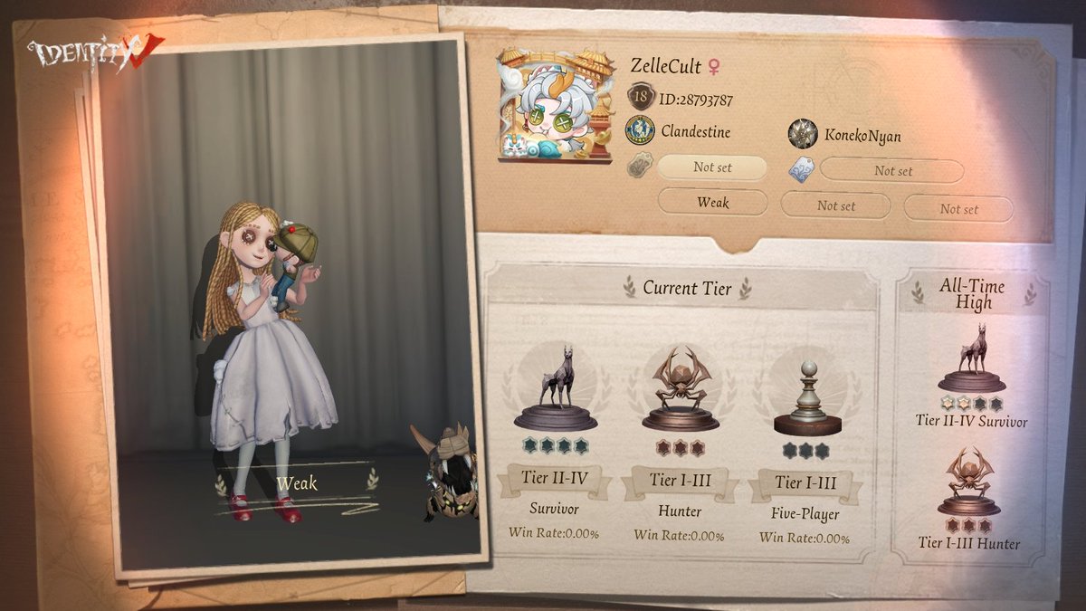 snowdropbae's tweet photo. I'm playing Identity V. Fancy a game? https://t.co/bgoO5LmI9y