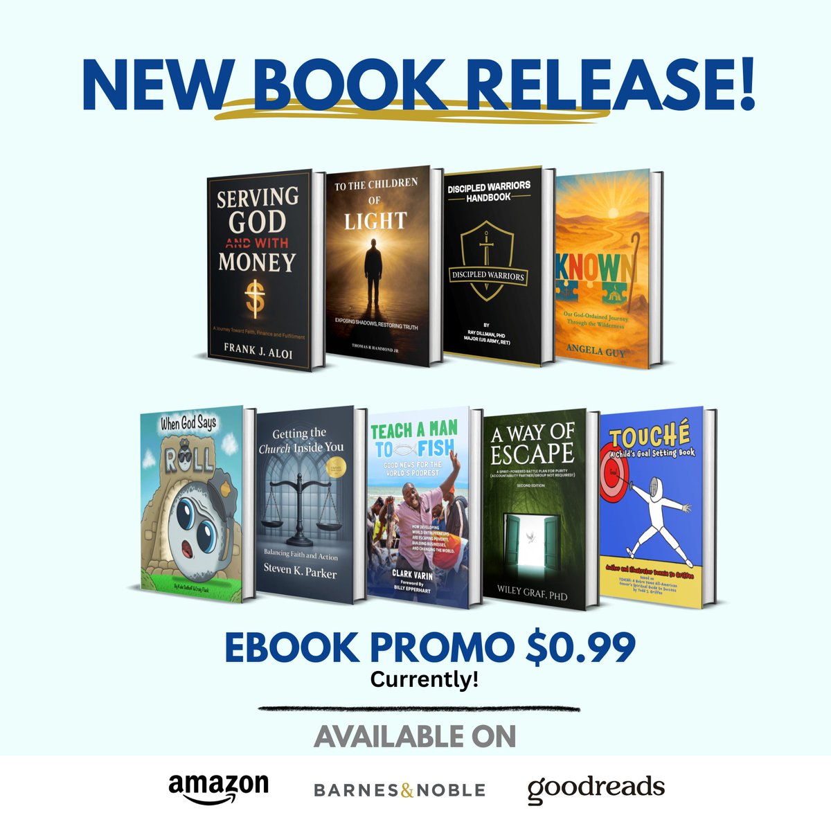 GLOBAL LAUNCH SALE: 9 New Books. 9 New Breakthroughs. Just $0.99!

For a limited time, you can download the eBook version of ANY of our 9 brand-new titles for just $0.99! This exclusive launch price is available on Amazon, Barnes &amp; Noble, and other platforms.