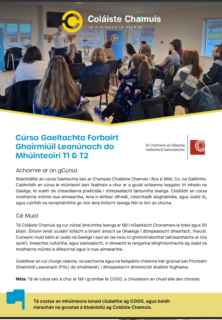 COGG Oideachas tweet media