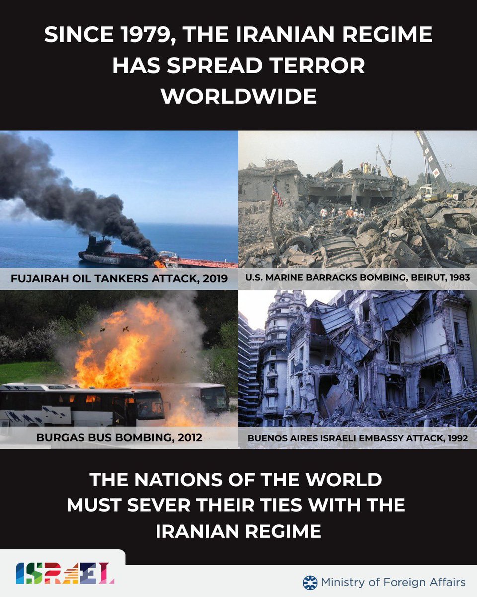 IsraelinKenya's tweet photo. For 47 years, the Iranian regime has been a machine of death and destruction, both at home and abroad. It is time to take action and disconnect from this regime. https://t.co/mmht26z3zd