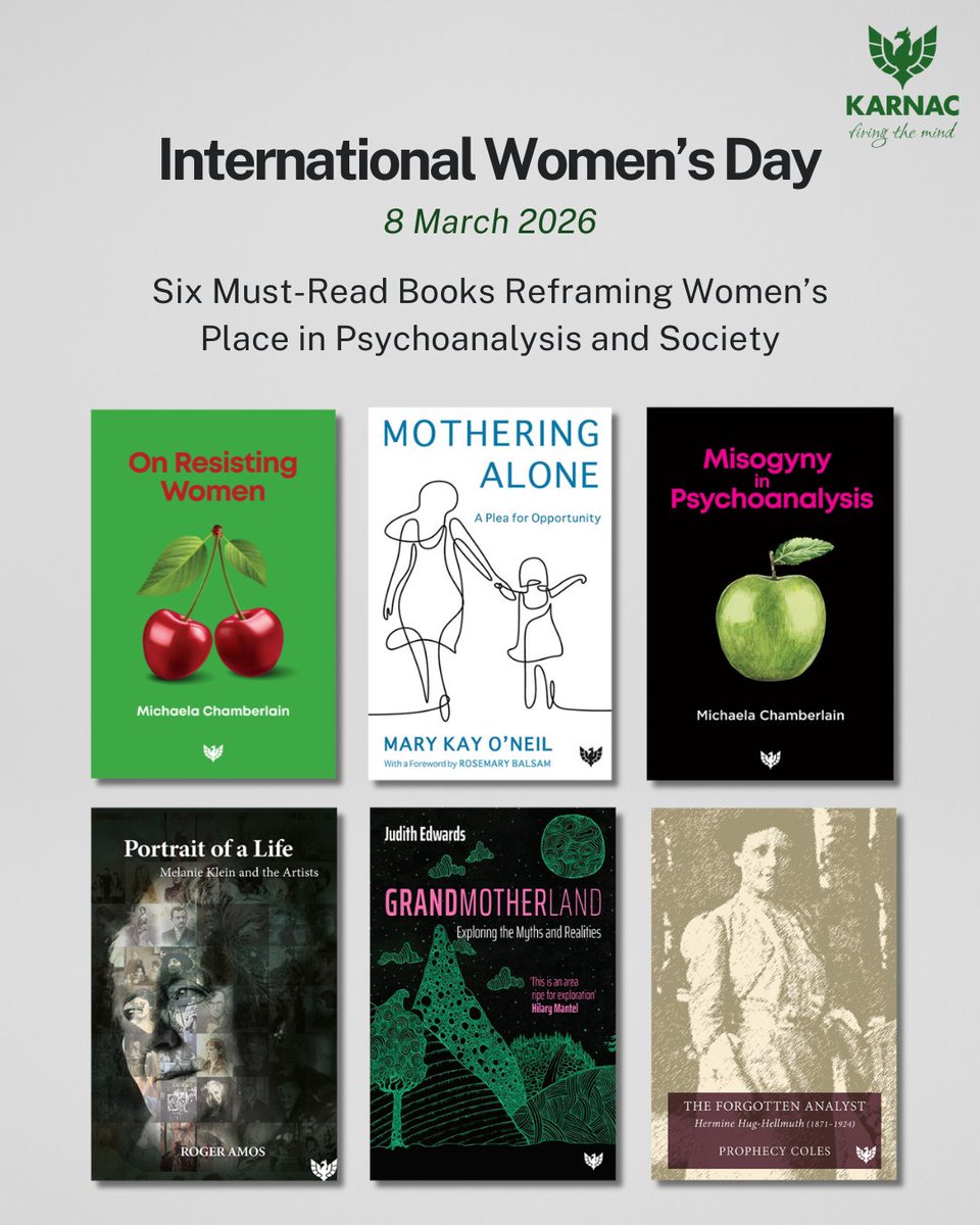 KarnacBooks's tweet photo. Happy International Women’s Day! 📗🍒

Celebrate #IWD with us by discovering your next must-read at https://t.co/TVK7RCCZ5a https://t.co/vTxGmbgOdG
