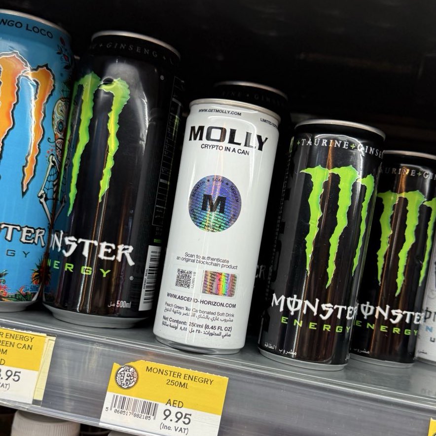 We’re about to launch the $MOLLY online store (<24hrs) for the early edition global RWAs.

What is it?

We created proprietary technology and manufacturing capabilities to load our brand coin $MOLLY into consumer goods for rewards.

-Every product comes loaded with crypto &amp;