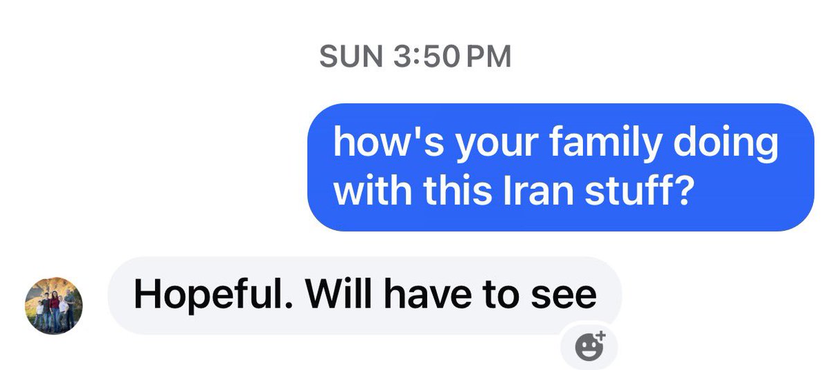 Having friends who have individually fled Iran and listening to their stories, I actually support liberation of the Iranian people from that regime.  I asked how they felt having known they fled and their response was they were hopeful but waiting to see the full end result.